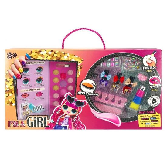 صورة مجموعة مكياج LOL للأطفال، مصممة خصيصًا للأعمار 3 سنوات فما فوق.